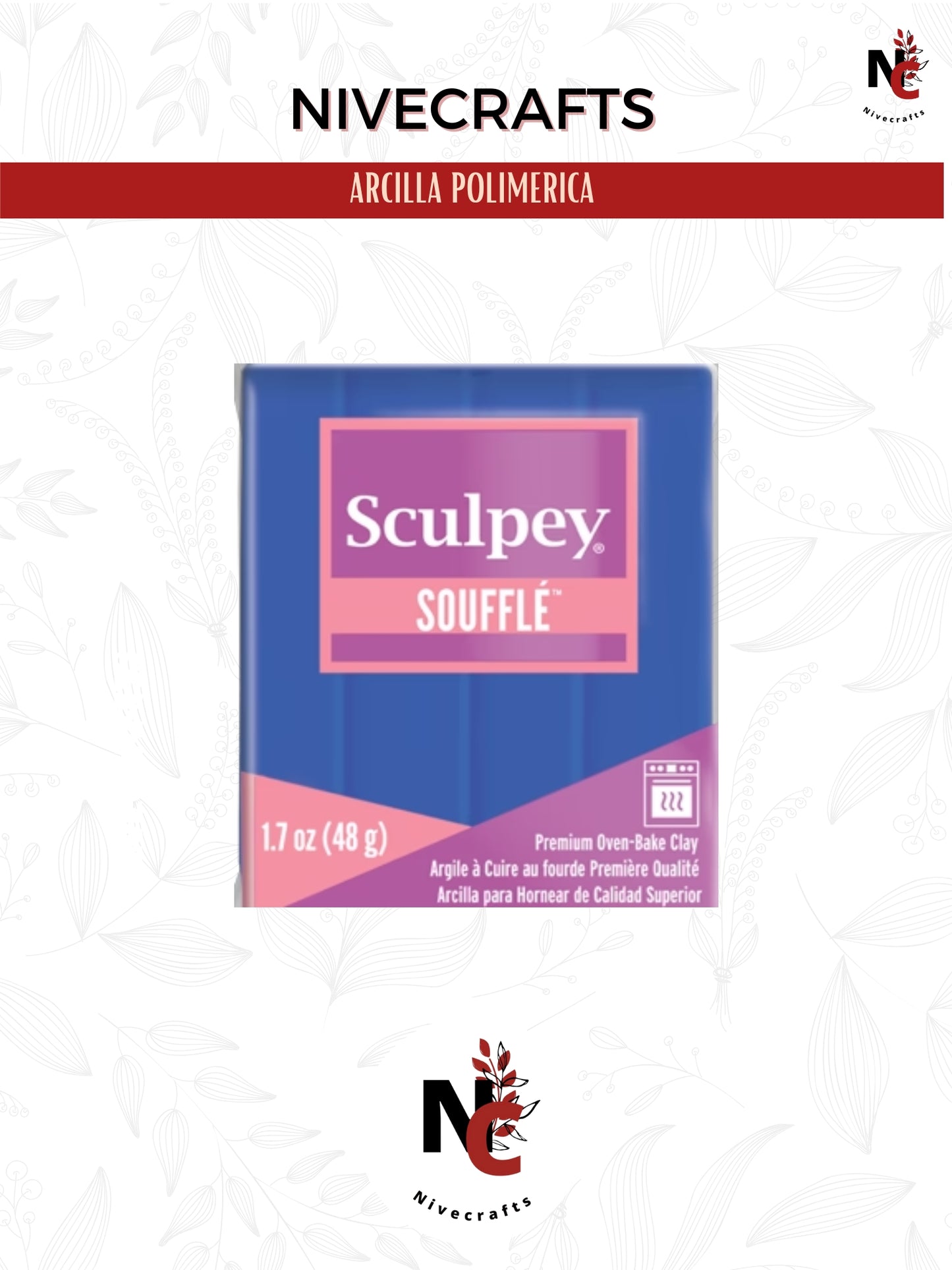 Arcilla Polimerica - Sculpey Souffle Cornflower 1.7oz