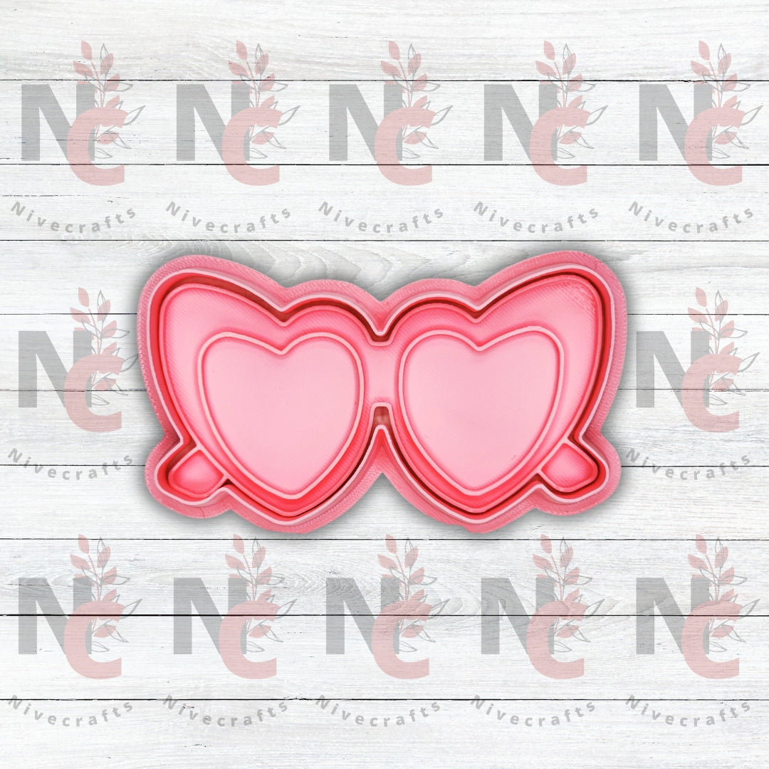 Cortador de Lentes Corazon Barbie con Estampador