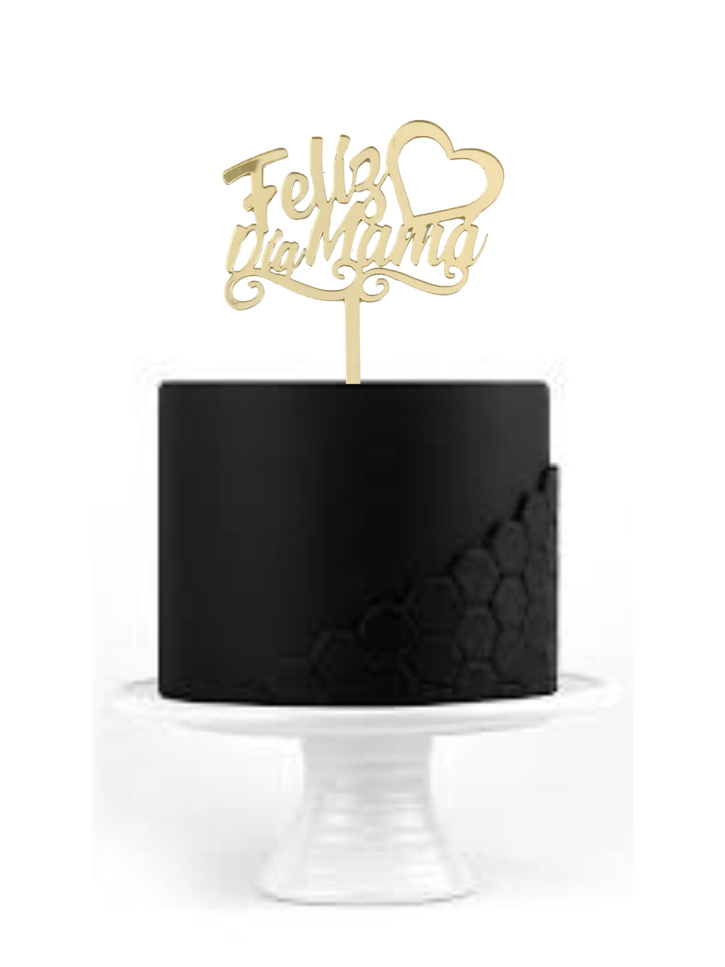 Cake Topper "Feliz dia Mamá"