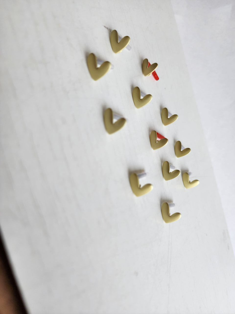 Corazón matte - Post & Conector (2 piezas)
