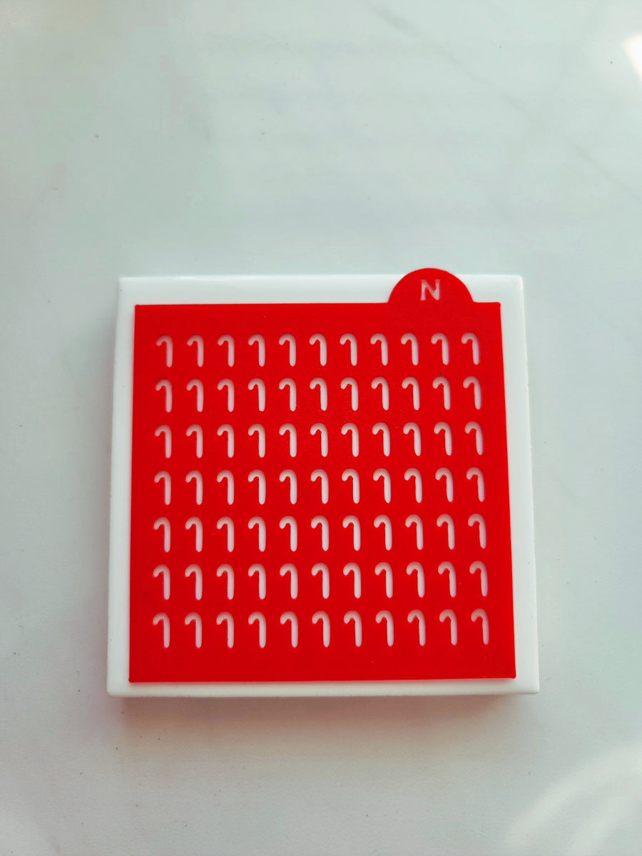 Stencil para sprinkle - Bastón / Caramelo de navidad