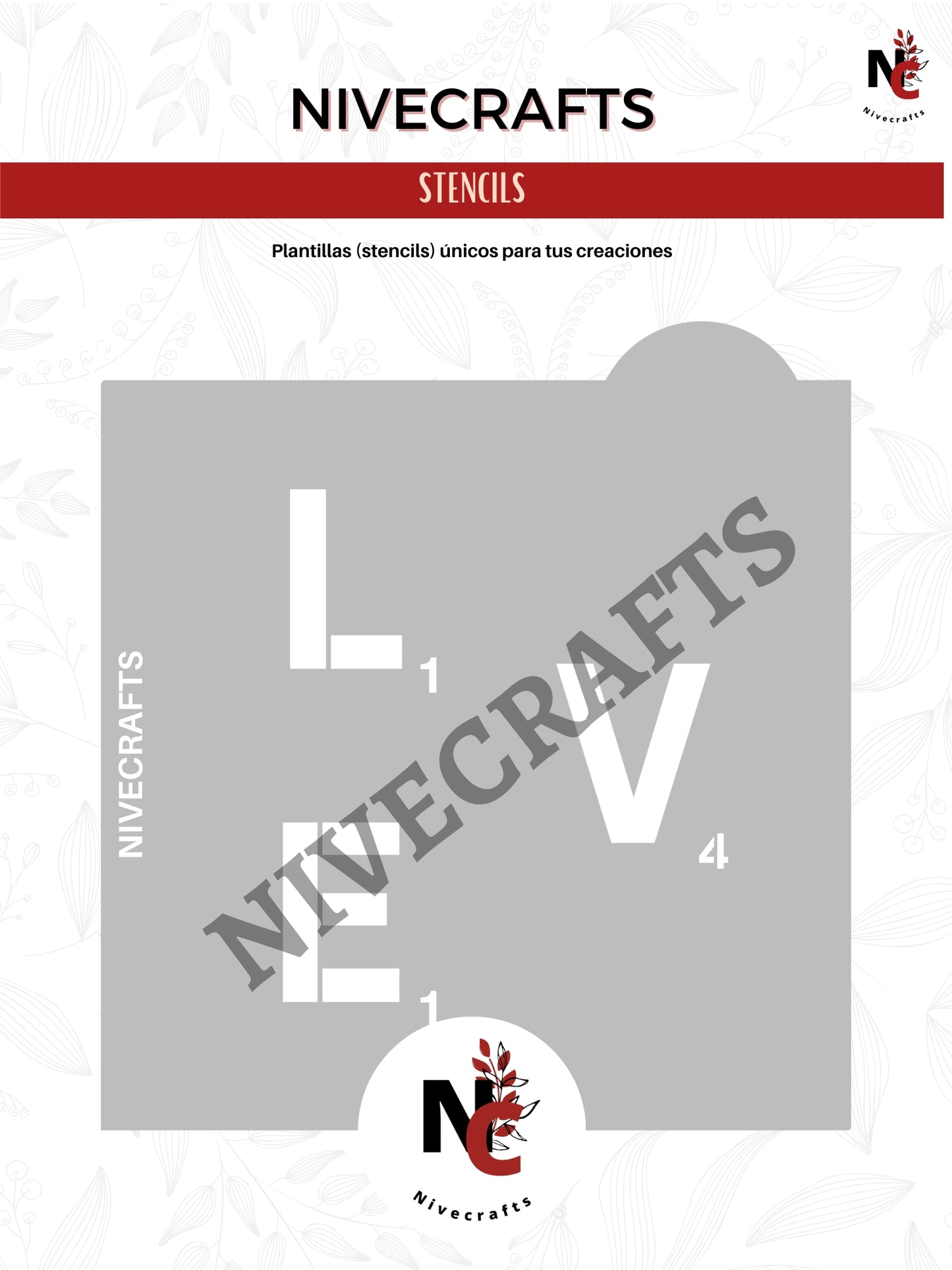 Stencil - Game Letter set