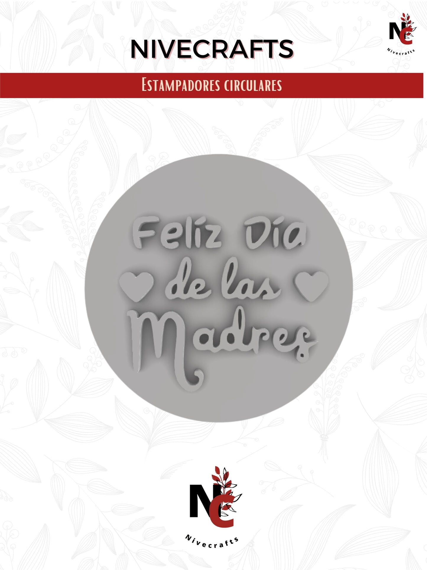 Estampador Feliz día de las Madres v2