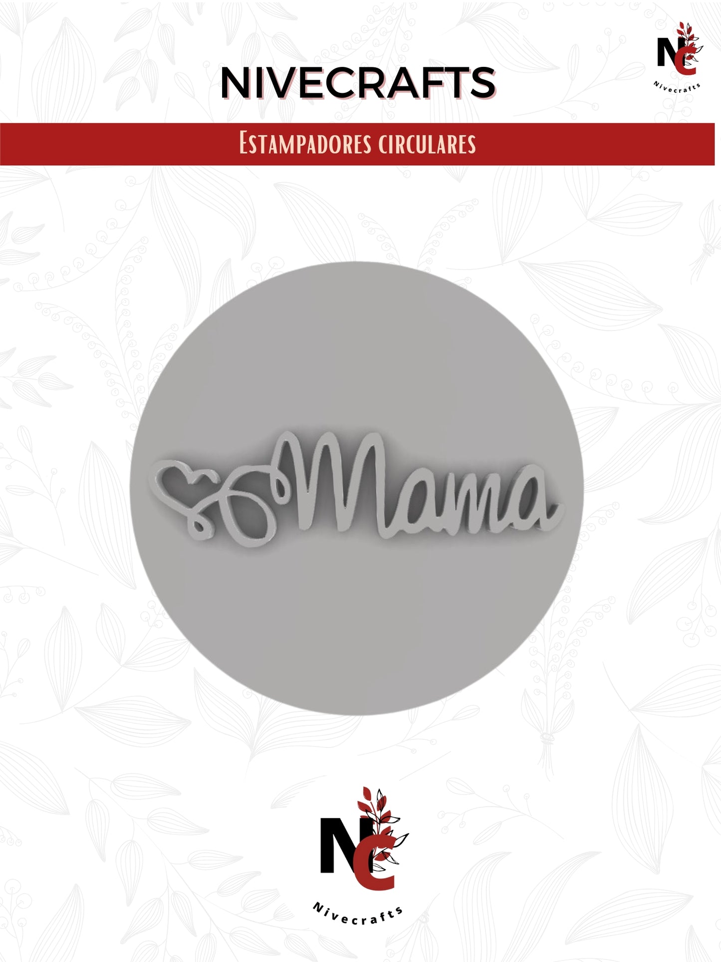 Estampador Mama curvas corazón