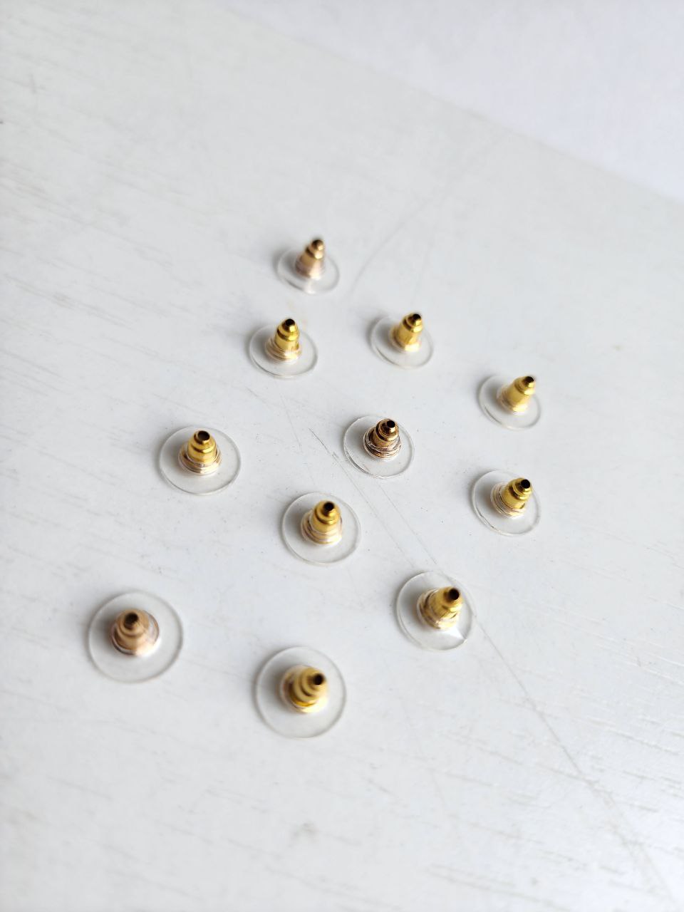 Parte trasera para aretes *Baño de oro* (10 piezas)