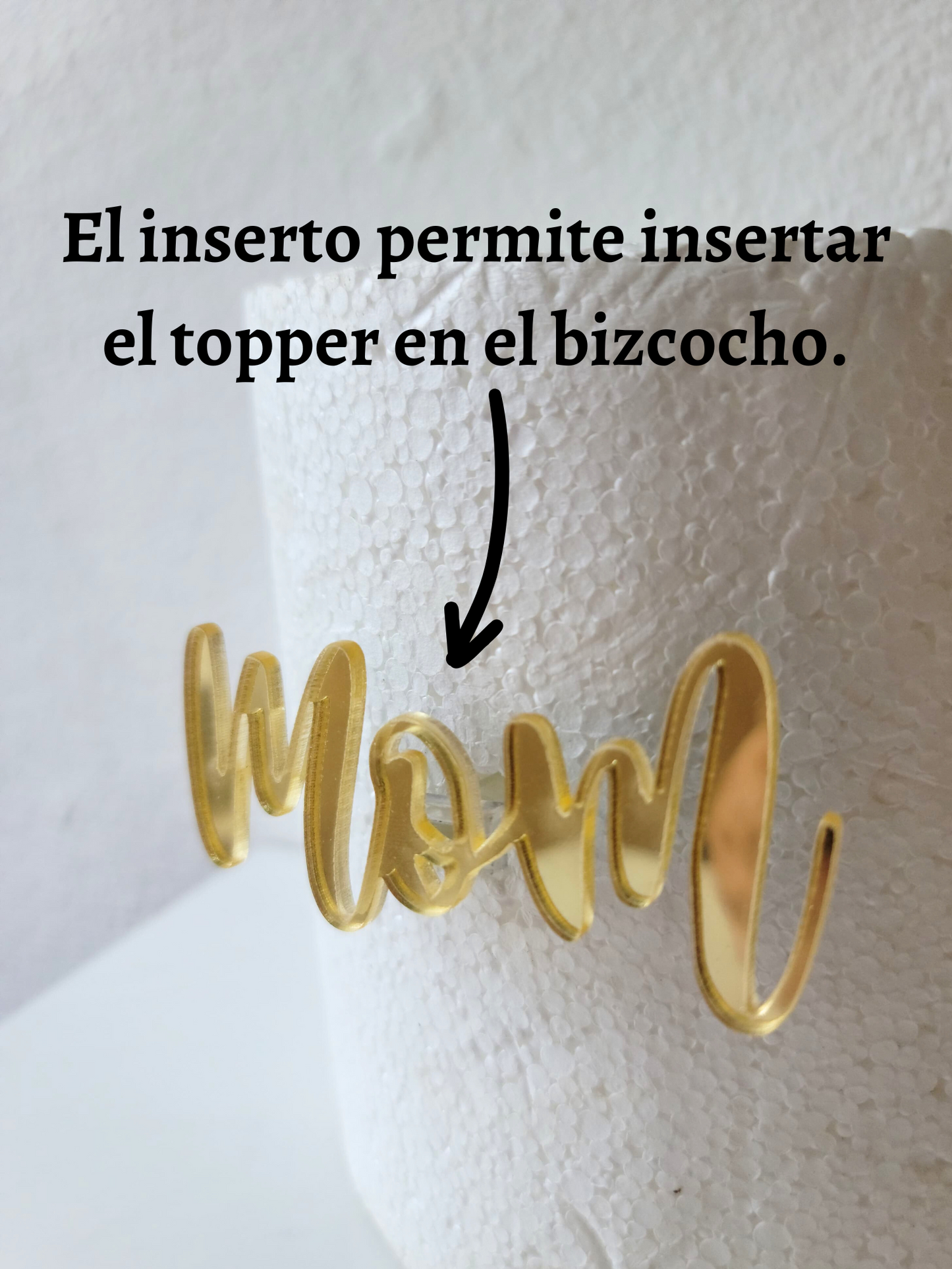 Cake Topper "Mamá"