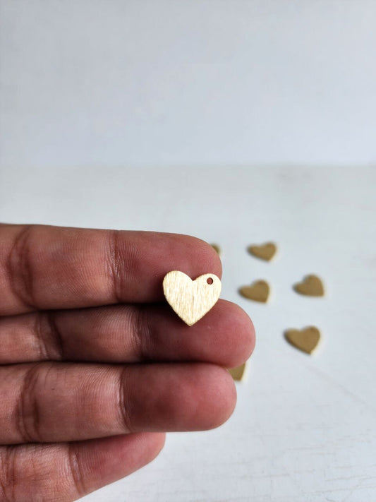 Corazón charm (2 piezas)