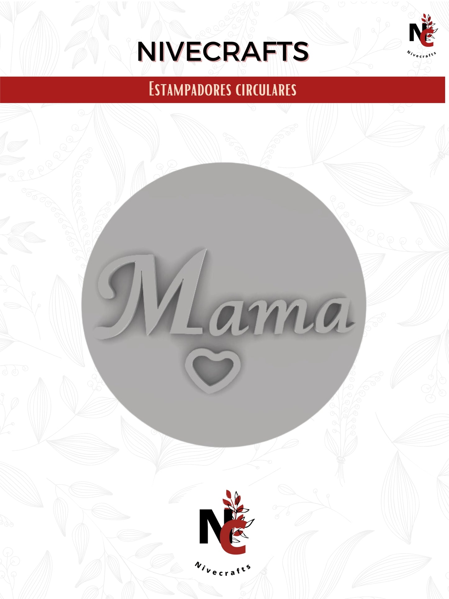 Estampador Mama con corazón