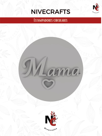 Estampador Mama con corazón